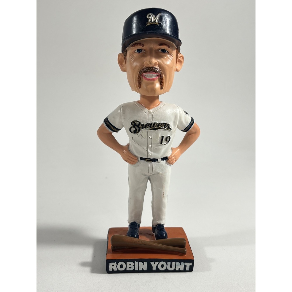 Robin Yount Milwaukee Brewers 2006 Collectors Edition Bobblehead Pepsi BD&A 7.5"